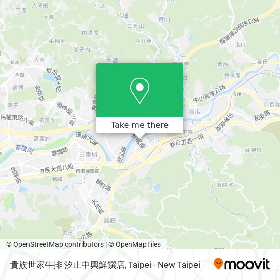 貴族世家牛排 汐止中興鮮饌店 map