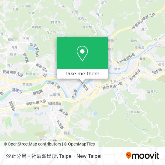 汐止分局﹣社后派出所 map