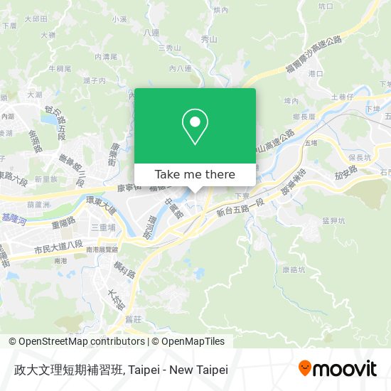 政大文理短期補習班地圖