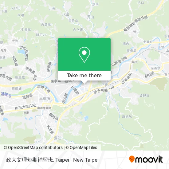 政大文理短期補習班 map