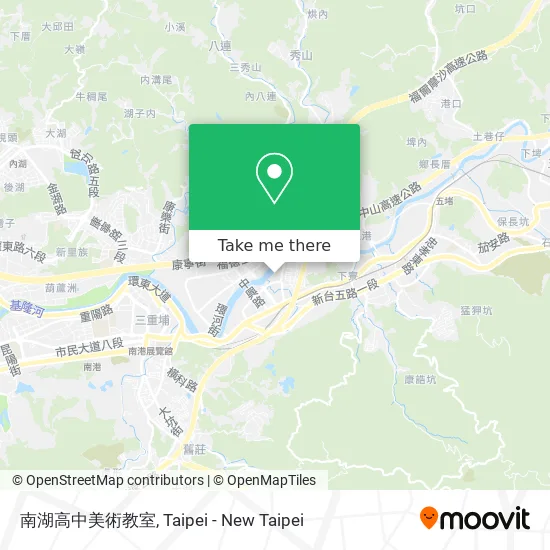 南湖高中美術教室 map