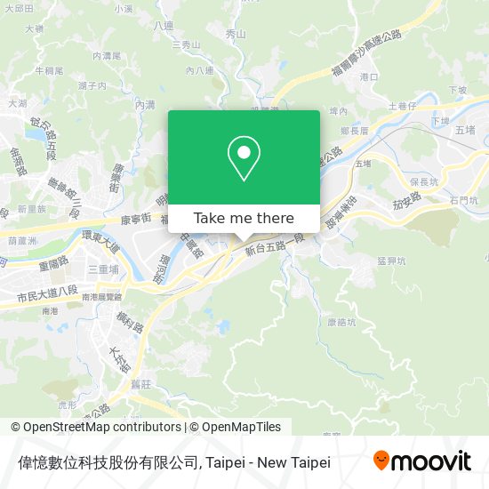 偉憶數位科技股份有限公司 map