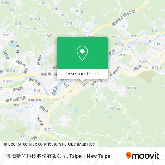 偉憶數位科技股份有限公司 map