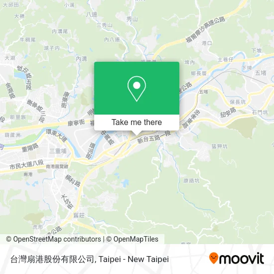 台灣扇港股份有限公司地圖