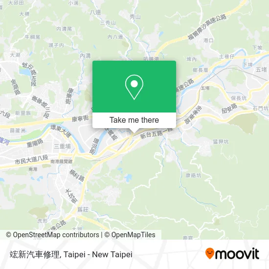 竤新汽車修理 map