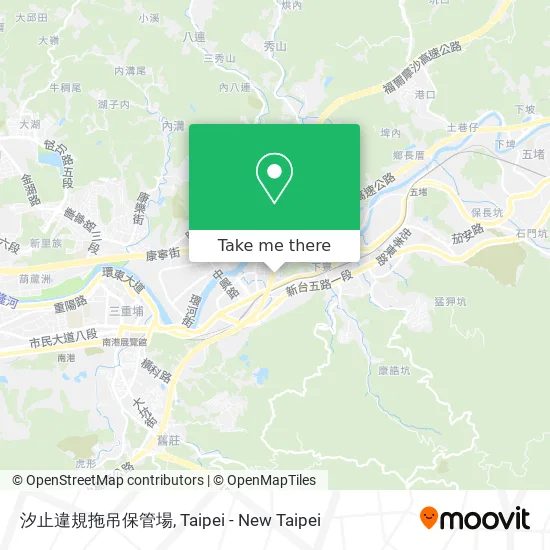 汐止違規拖吊保管場 map