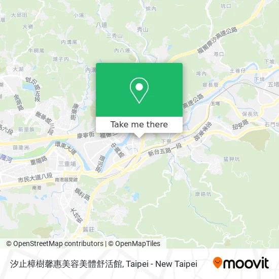汐止樟樹馨惠美容美體舒活館 map