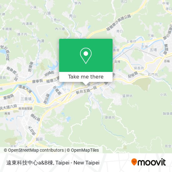 遠東科技中心a&B棟 map