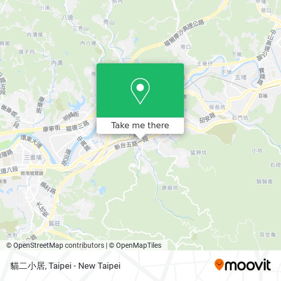 貓二小居地圖