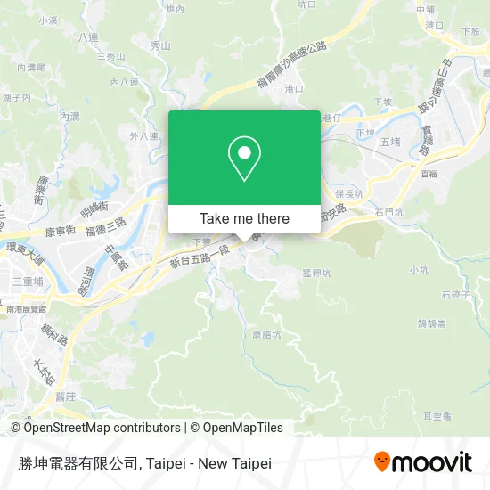 勝坤電器有限公司地圖