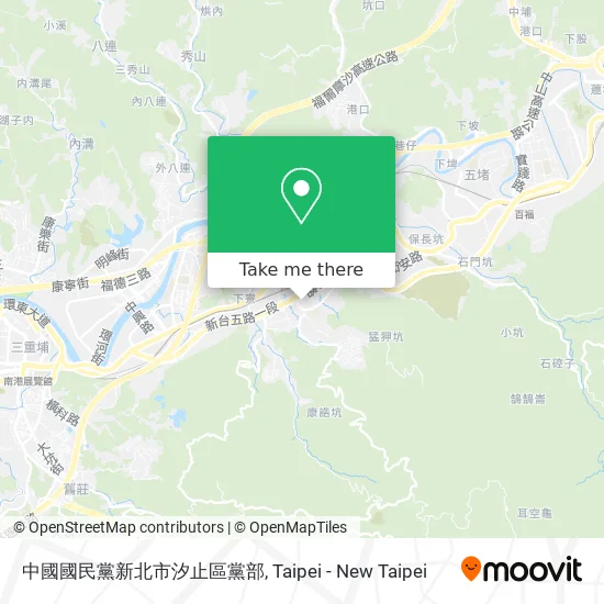 中國國民黨新北市汐止區黨部 map