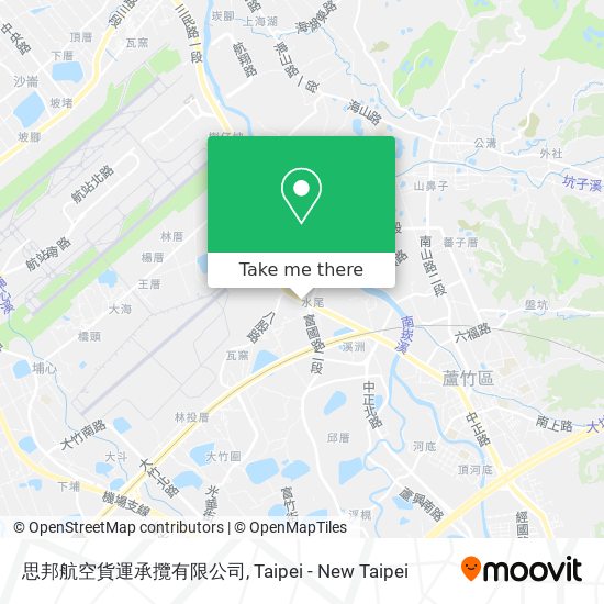 思邦航空貨運承攬有限公司地圖