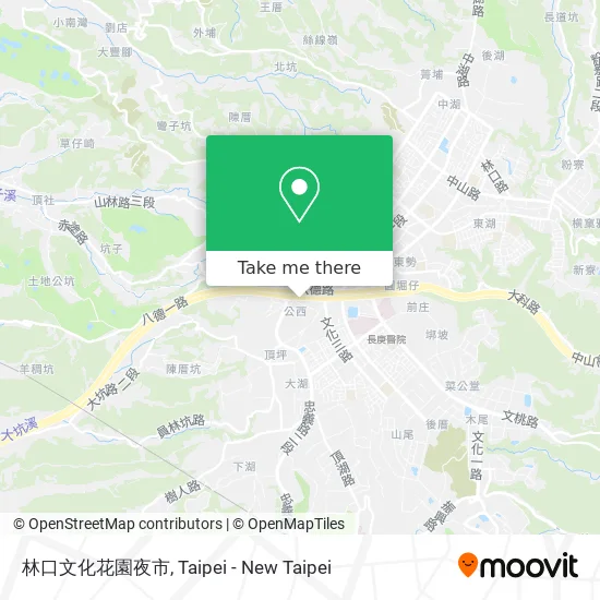 林口文化花園夜市 map