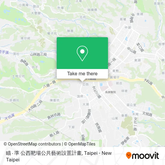 瞄‧準 公西靶場公共藝術設置計畫地圖