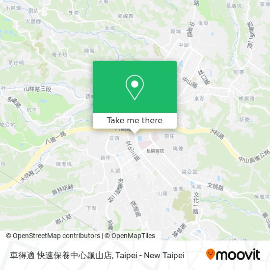 車得適 快速保養中心龜山店地圖