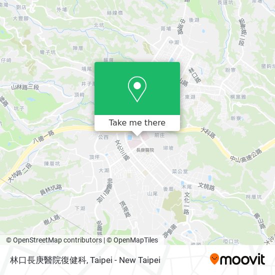 林口長庚醫院復健科 map