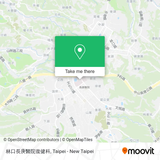 林口長庚醫院復健科地圖