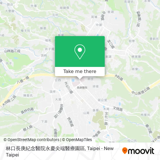 林口長庚紀念醫院永慶尖端醫療園區 map