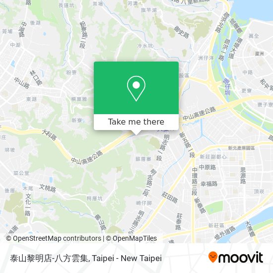 泰山黎明店-八方雲集地圖