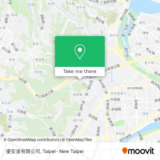 優安達有限公司 map