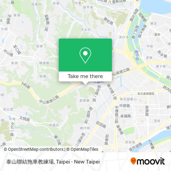 泰山聯結拖車教練場 map