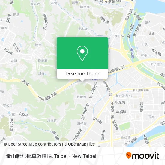 泰山聯結拖車教練場地圖