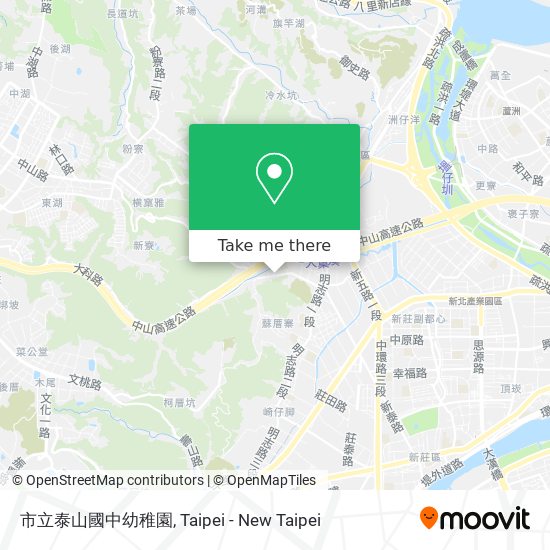 市立泰山國中幼稚園 map