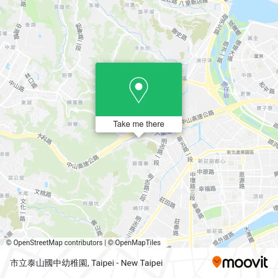 市立泰山國中幼稚園地圖