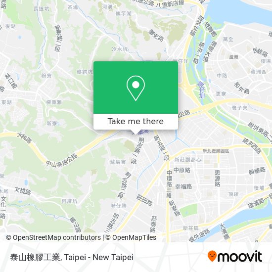 泰山橡膠工業地圖