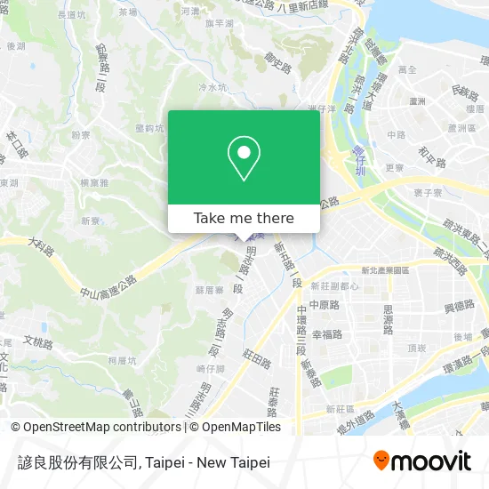 諺良股份有限公司地圖