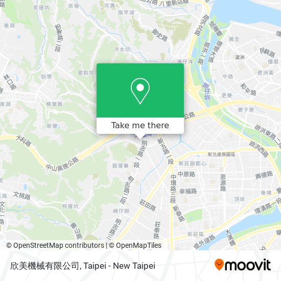 欣美機械有限公司地圖