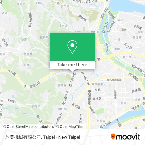 欣美機械有限公司地圖