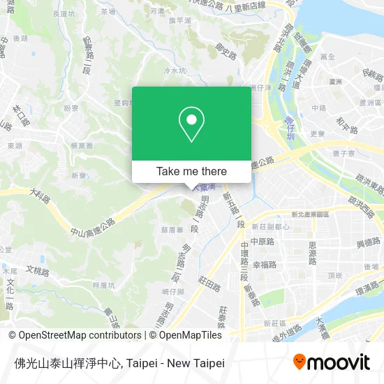 佛光山泰山禪淨中心地圖