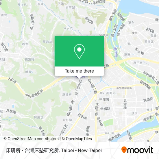 床研所 - 台灣床墊研究所地圖