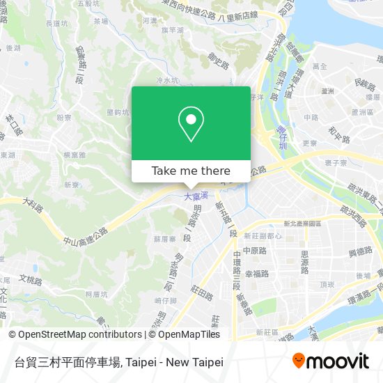 台貿三村平面停車場地圖
