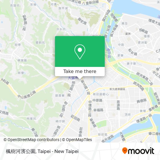 楓樹河濱公園 map