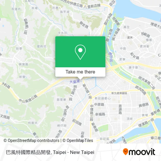 巴風特國際精品開發地圖