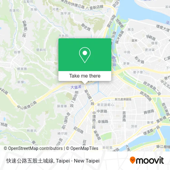 快速公路五股土城線地圖