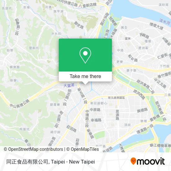 同正食品有限公司 map