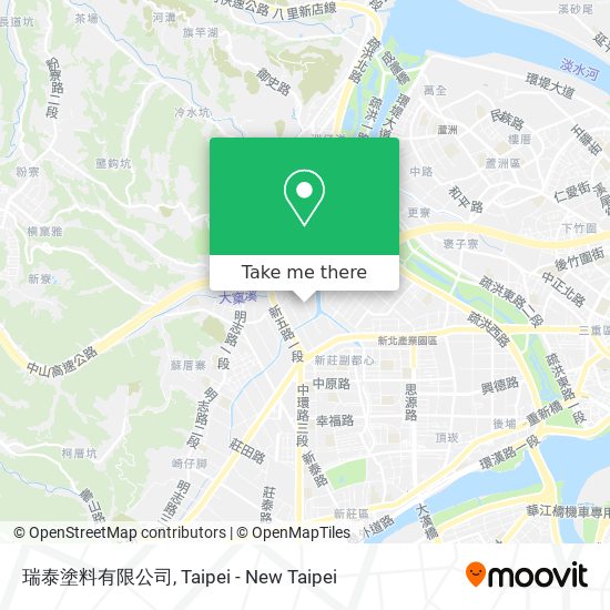 瑞泰塗料有限公司 map