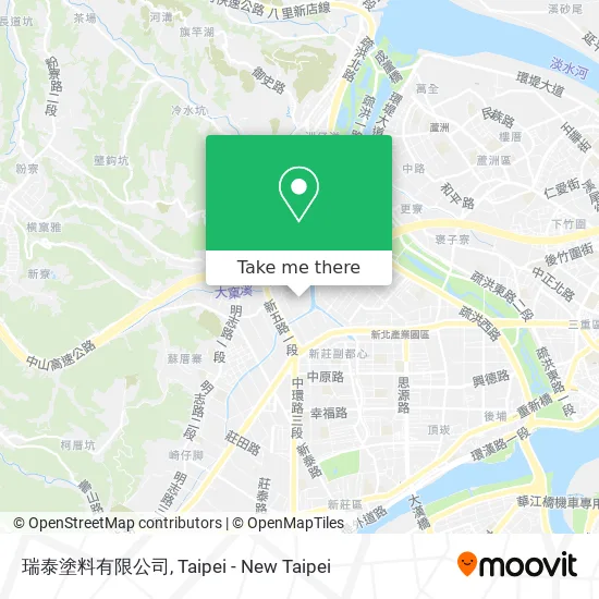 瑞泰塗料有限公司 map