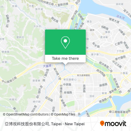亞博視科技股份有限公司地圖