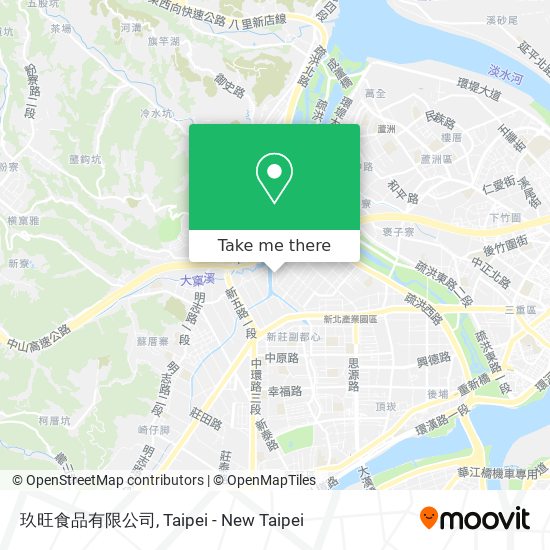 玖旺食品有限公司地圖