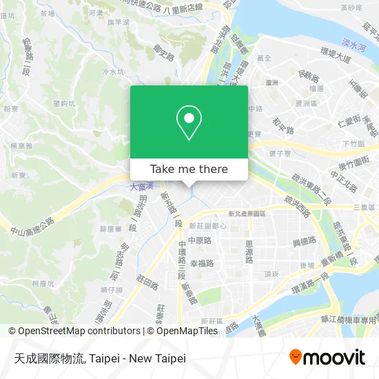 天成國際物流地圖
