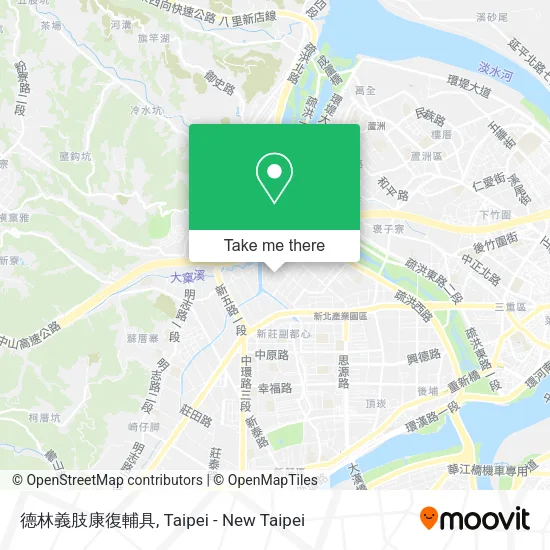 德林義肢康復輔具 map