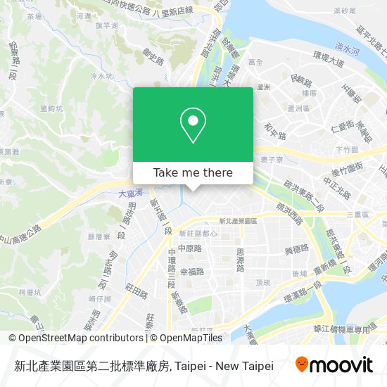 新北產業園區第二批標準廠房 map