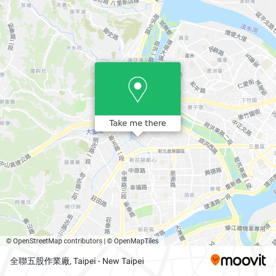 全聯五股作業廠 map