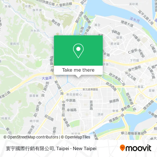 寰宇國際行銷有限公司地圖