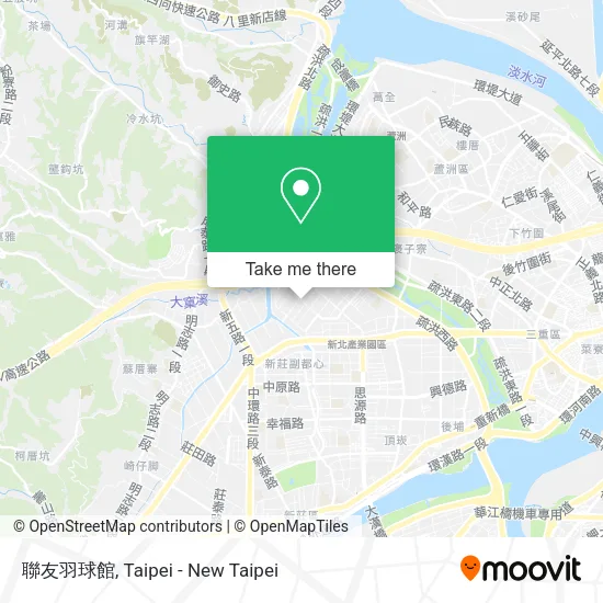 聯友羽球館地圖