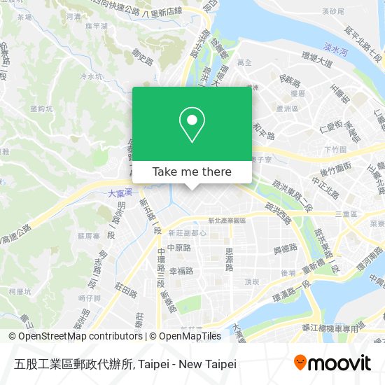 五股工業區郵政代辦所地圖